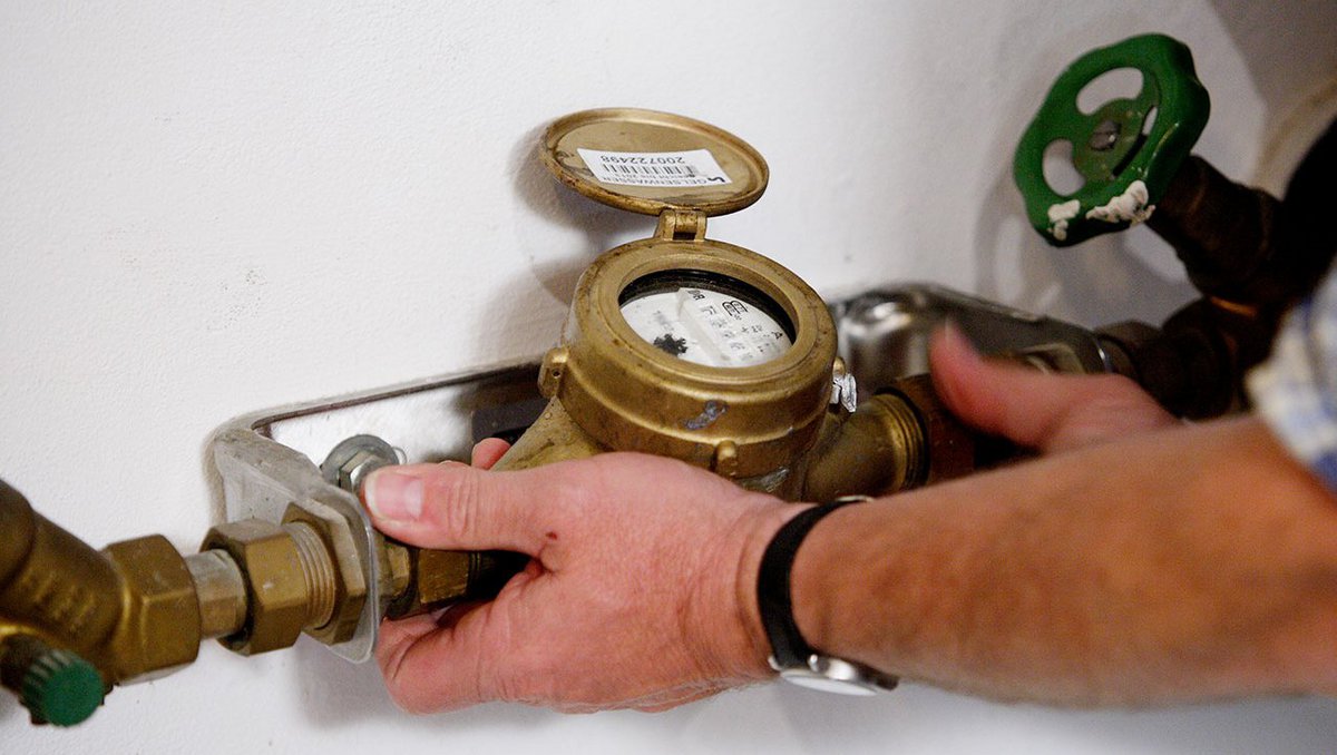 Wasserzähler einbauen