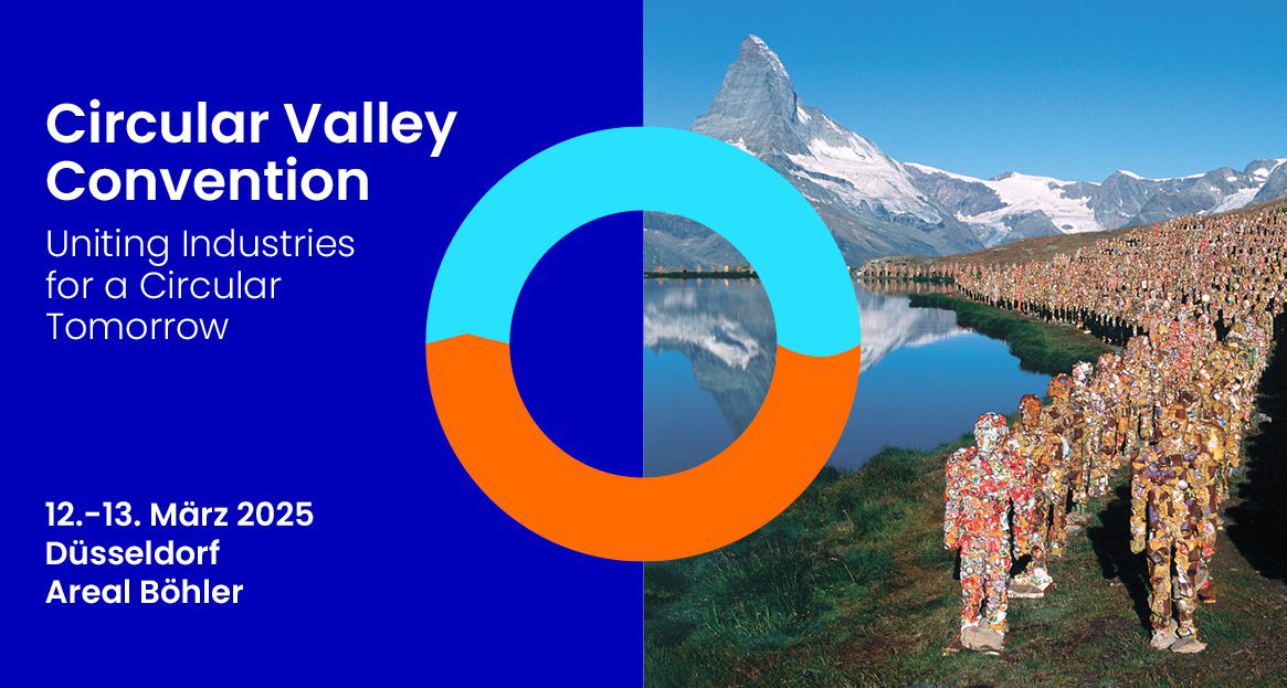 Wir sind auf der Circular Valley Convention, kurz CVC, am 12. und 13 März 2025 in Düsseldorf. Dort stellen wir unsere innovativen Lösungen zur Kreislaufwirtschaft im Bereich Wasserinfrastruktur vor.