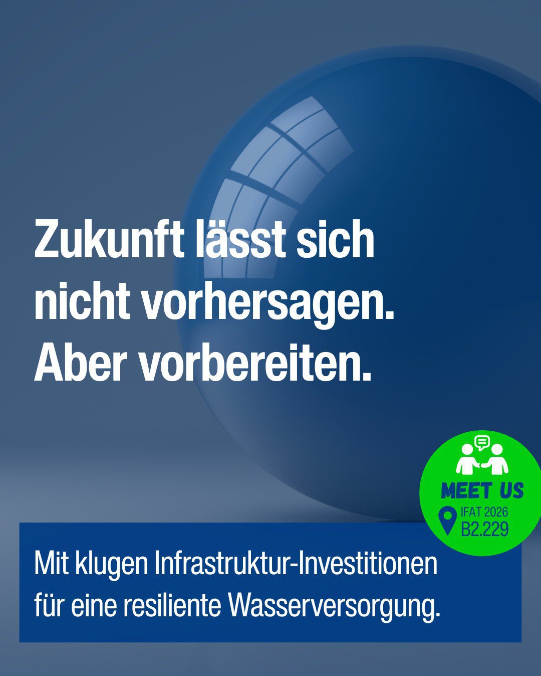 Wasser-Badge für die IFAT 2026