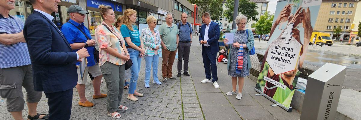 Neuer Trinkwasserbrunnen auf dem Grilloplatz