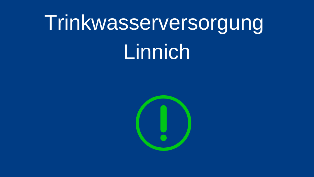 Wichtige Information zum Trinkwasser in Linnich