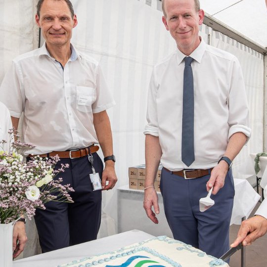 Einweihung der weitergehenden Aufbereitung im Wasserwerk Halingen