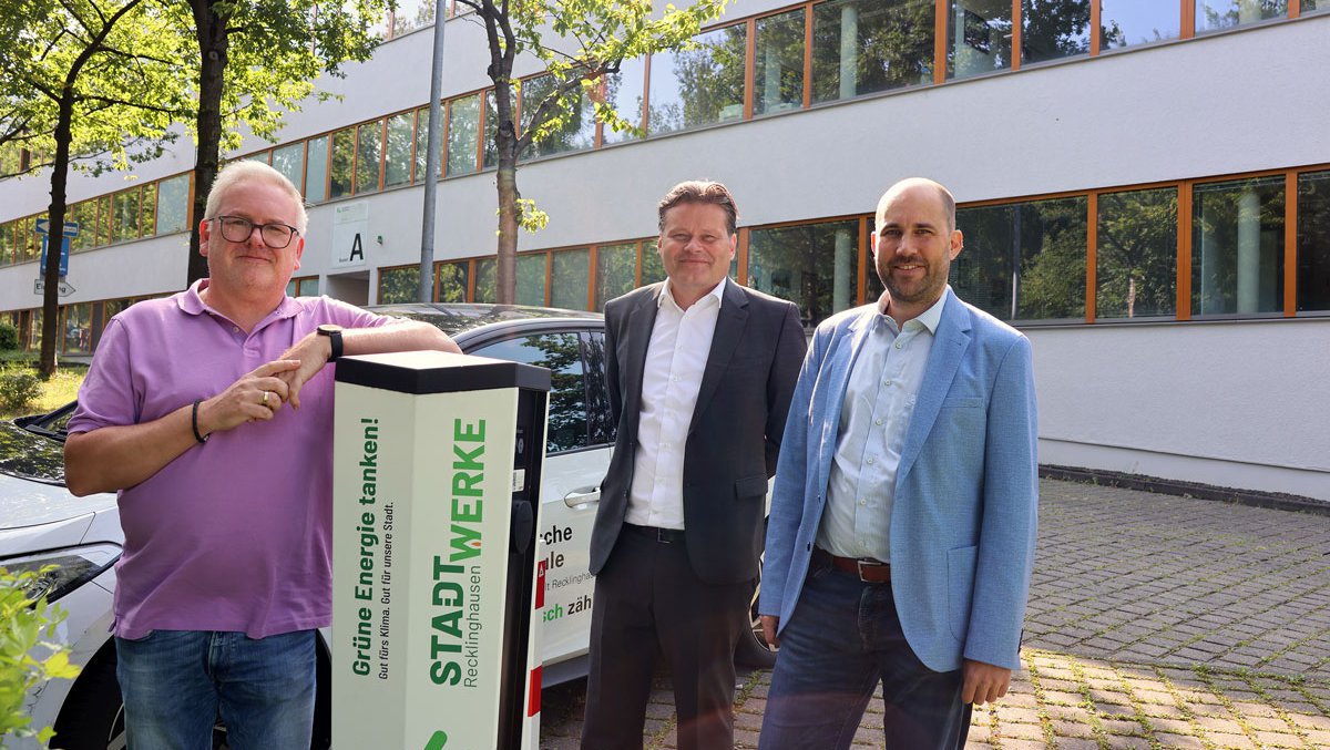 Gelsenwasser als Fachpartner für kommunale Ladeinfrastruktur: Stadtwerke Recklinghausen nehmen weitere Ladesäulen in Betrieb