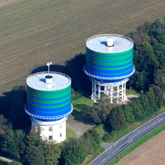 Historische Hochbehälter in Herten 