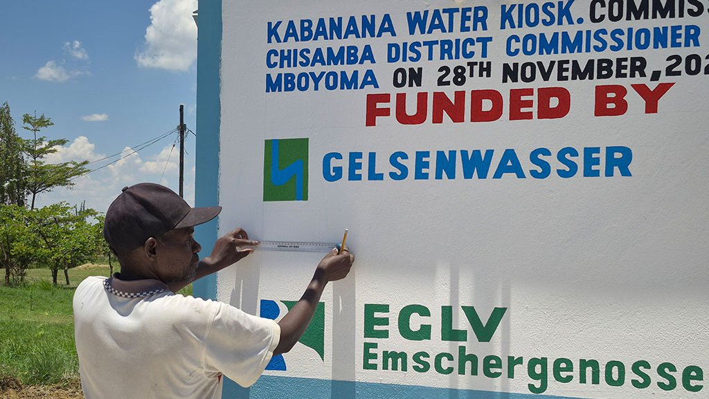 Wasserkiosk in Sambia