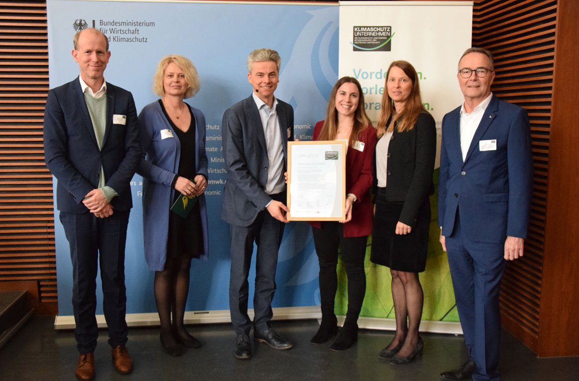 Gelsenwasser als Klimaschutz-Unternehmen ausgezeichnet