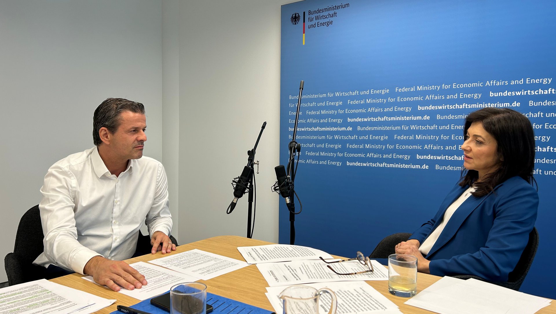 Arnt Baer im Gespräch mit Katherina Reiche, Bundeswirtschaftsministerin