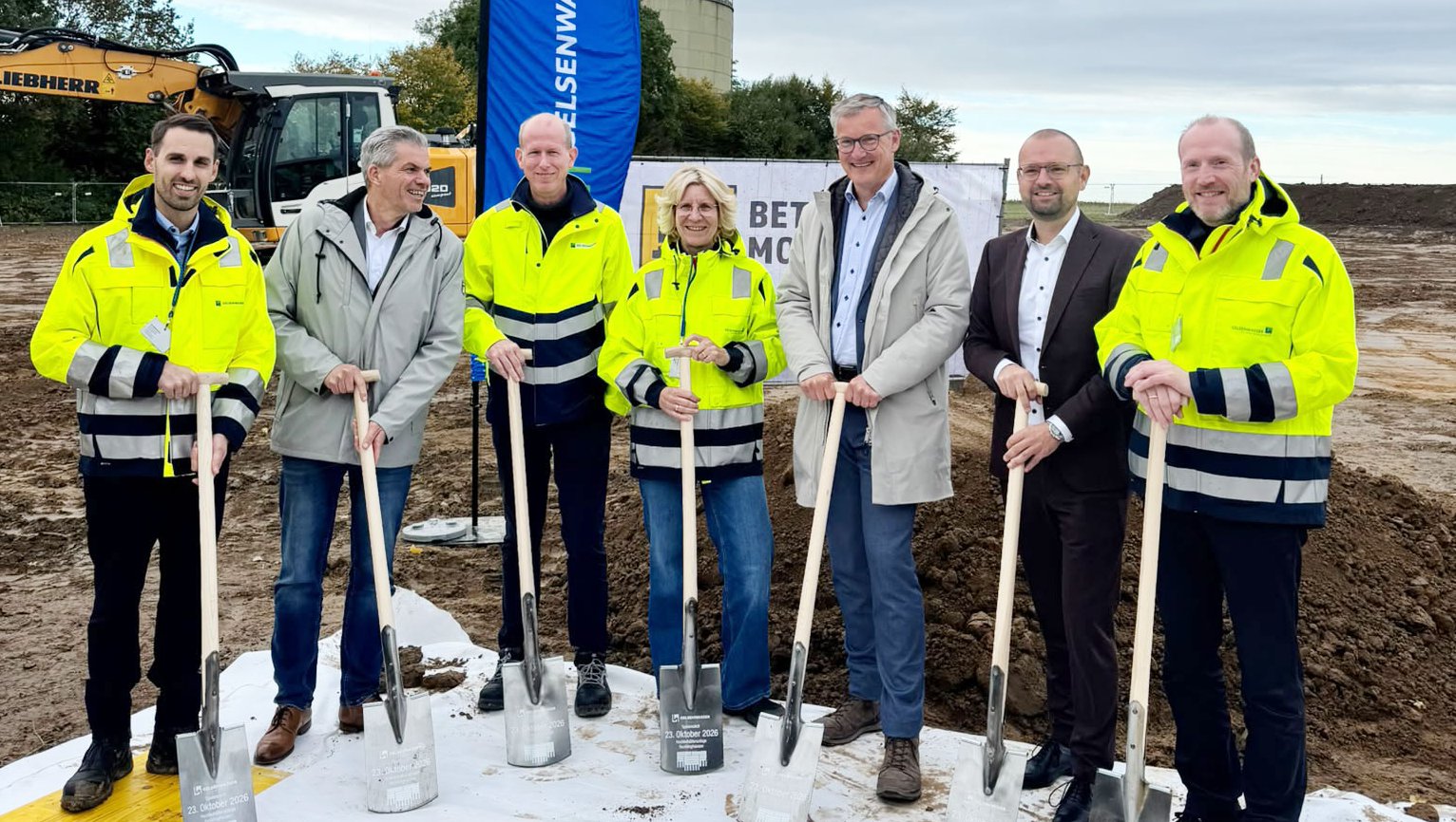 Spatenstich für die neue Hochbehälteranlage in Recklinghausen