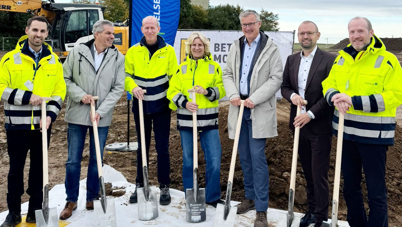 Spatenstich für die neue Hochbehälteranlage in Recklinghausen