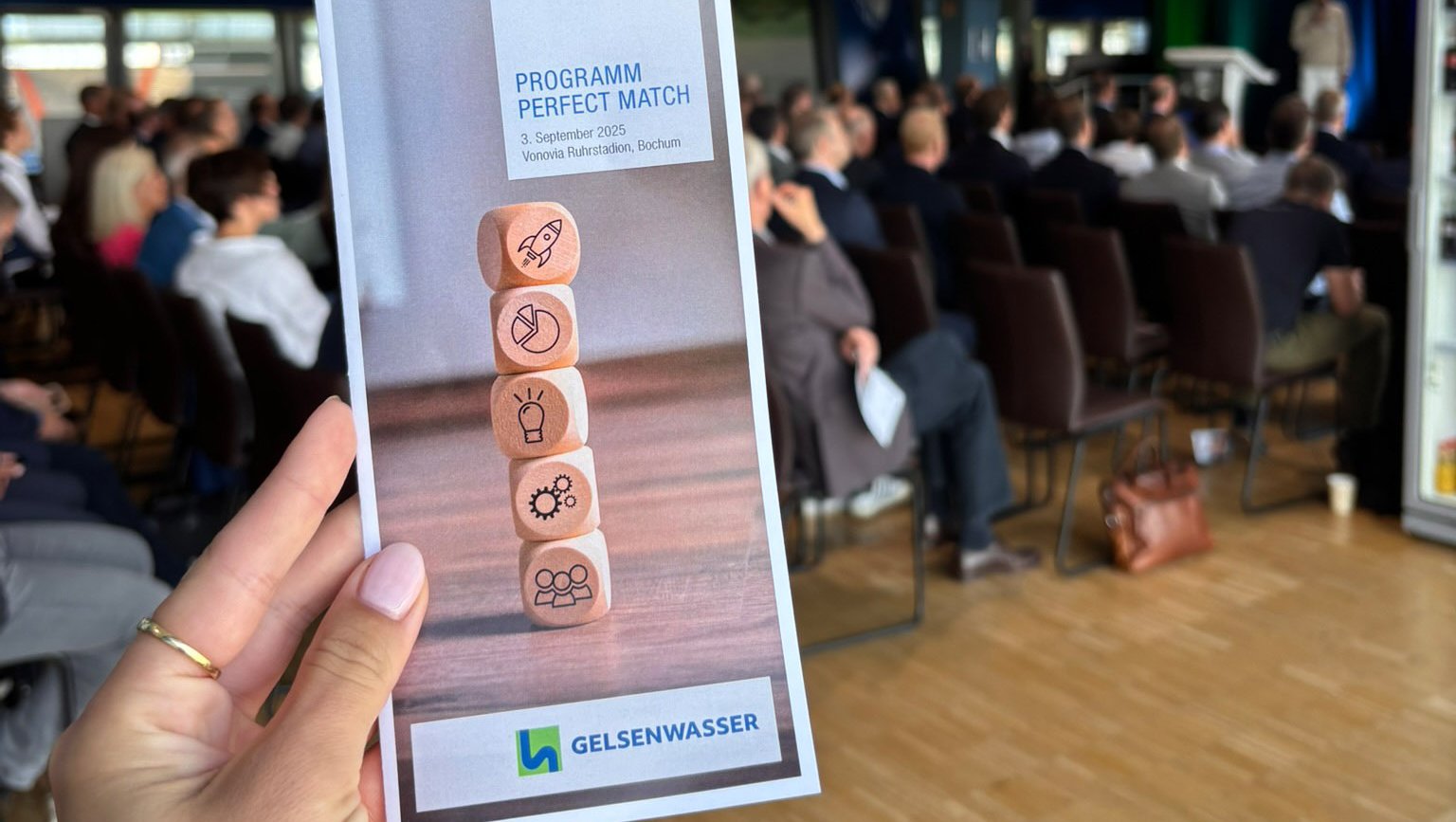Perfect Match 2025 - der Startup-Pitch von Gelsenwasser