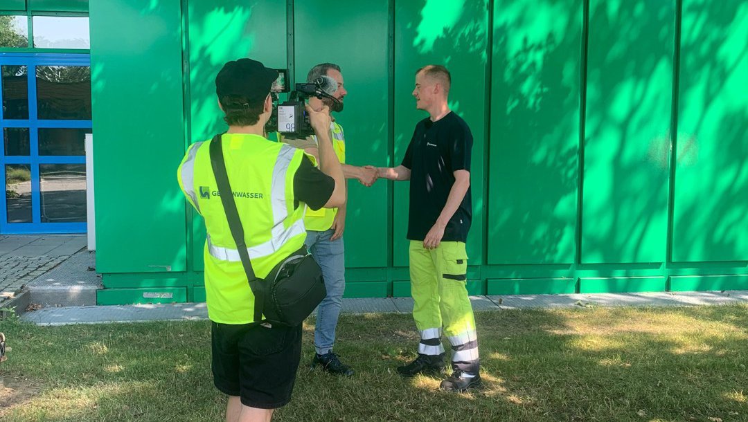 Spannende Jobs in der Daseinsvorsorge und Wasserversorgung: Youtuber Marvin Wildhage war für "Kommunal kann" bei der GELSENWASSER AG