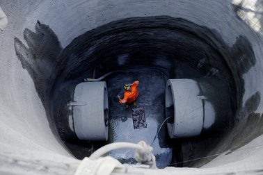 Abwasser ist eines unseres elementaren Geschäftsfelder - vom Kanal bis zur Kläranlage.