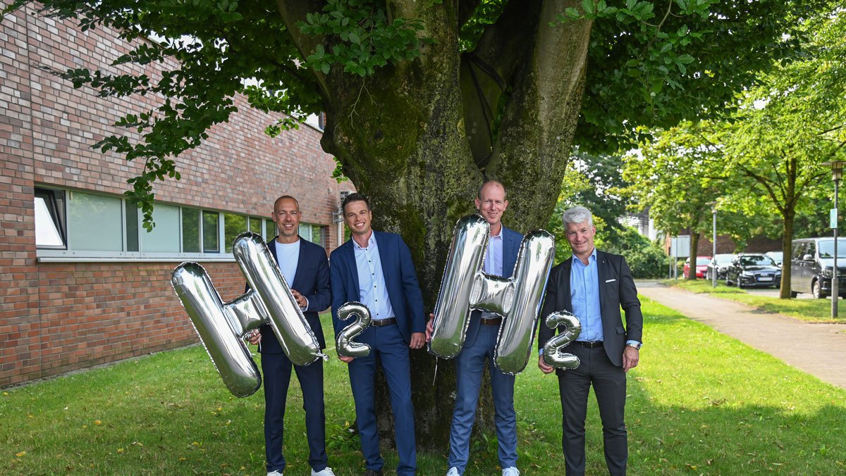 Vier kommunale Unternehmen unterzeichnen Absichtserklärung für den Wasserstoffhochlauf: „GreenLink Münsterland“ plant Elektrolyseur mit Anbindung an das Wasserstoff-Kernnetz.
