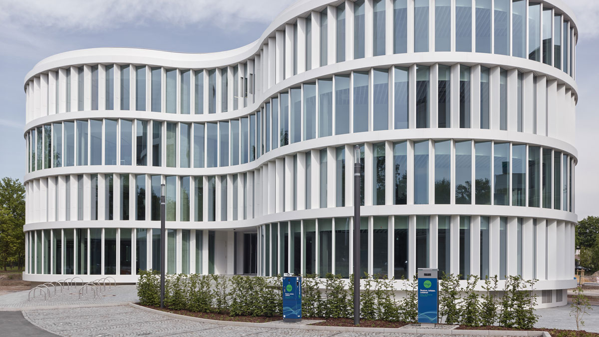 Tag der Architektur im Gelsenwasser-Quartier: Das neue H2O-Gebäude kann besichtigt werden.