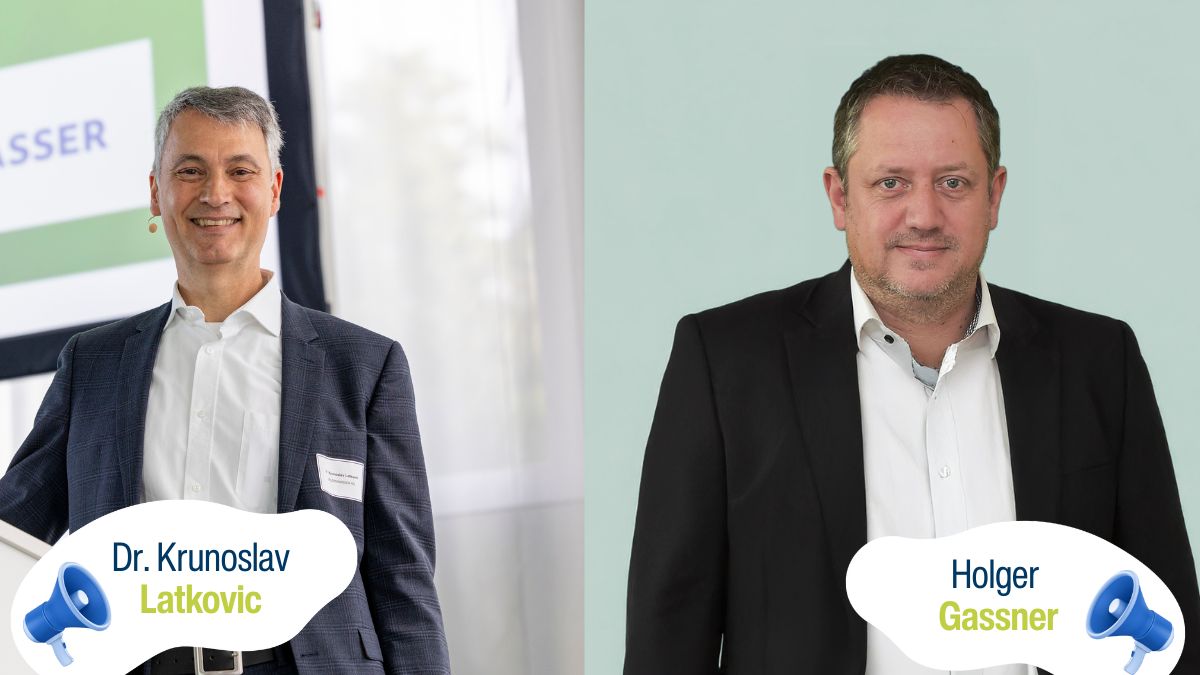 Dr. Krunoslav Latkovic und Holger Gassner moderieren das Forum Energie beim Fachfestival forum blau-grün